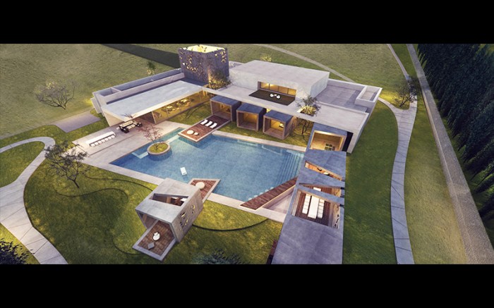 Resort with private beach