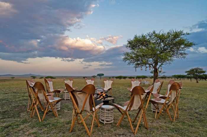 Luxury safari lodge in Serengeti with all-inclusive package