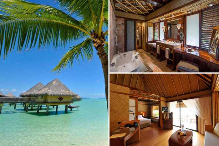 Overwater bungalow in Bora Bora for honeymoon
