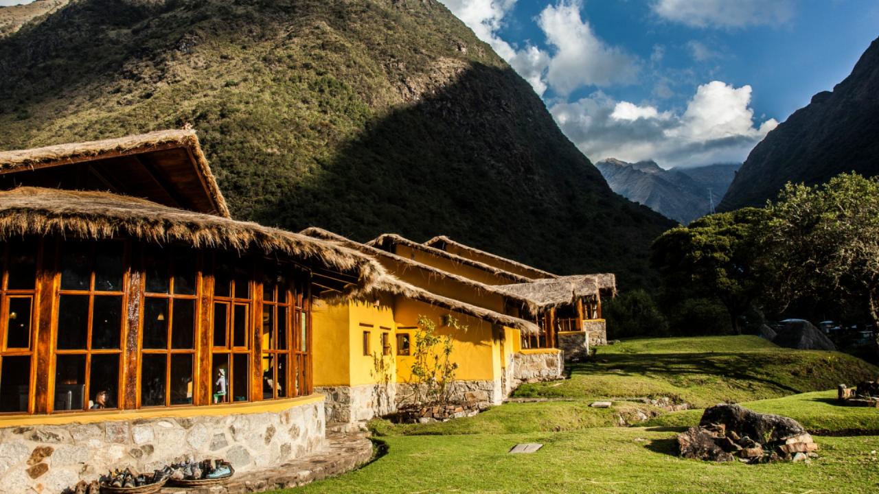 Eco-friendly lodge near Machu Picchu Peru