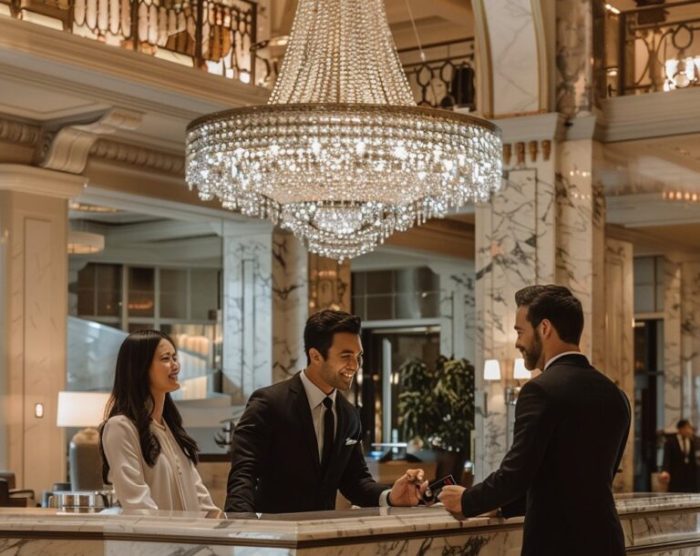 High-end hotel room rates