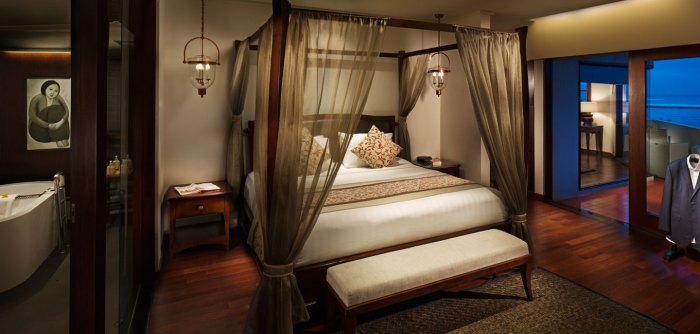 Hotel suites with ocean view