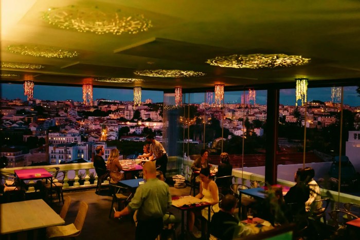 Boutique hotel in Lisbon with rooftop restaurant