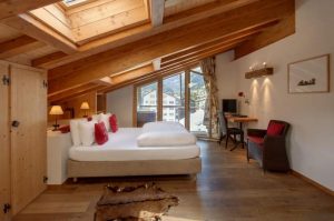 Ski lodge in Switzerland Zermatt