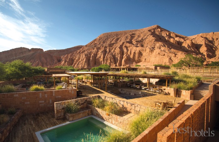 Luxury hotel Atacama Desert: wilderness lodge Awasi Atacama