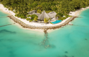 Luxury island resort in Seychelles with private beach