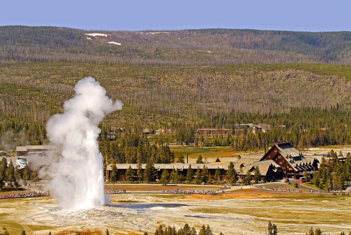 Luxury lodge in Yellowstone National Park