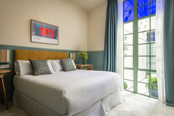 Boutique hotel in Seville with historic architecture