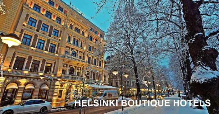 Boutique hotel in Helsinki with sauna access