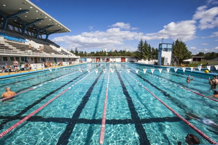 Eco-resort in Iceland with geothermal pools